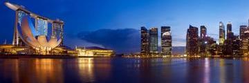 Skyline of Marina Bay Sands