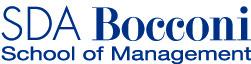 The logo for SDA Bocconi School of Management, Bocconi University